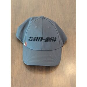Can-Am BRP Adjustable Performance Hat Cap Gray Stretch Snapback One Size 286210